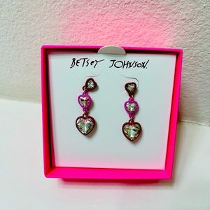 NWT Betsey Johnson earrings.